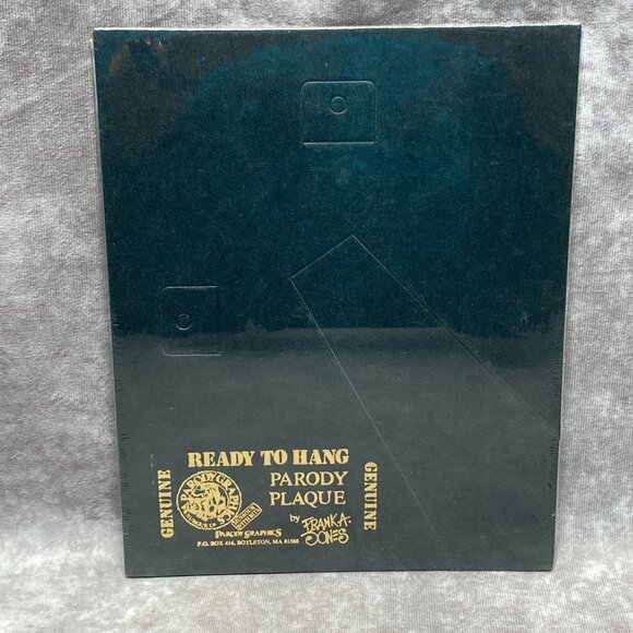 Boat Owners Are Born Commanders Parody Plaque By Frank A. Jones 1982 - Picture 2 of 7